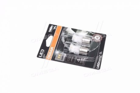 Лампа светодiодна P21W LED 12V 2,5W BA15S LEDriving SL (2шт.) (вир-во) OSRAM ="7506DYP-02b"