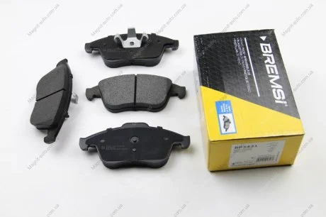 Тормозные колодки пер. Scenic/Megane 09-16/Clio 13-21 (ATE) (155,3x63x18) BREMSI BP3431