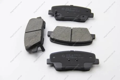 Колодки тормозные задние Hyundai Santa Fe 06- (mando) (117x4 BREMSI BP3435