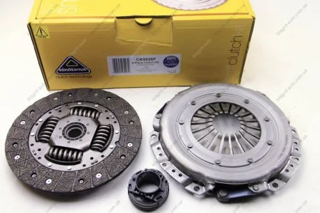 Комплект для переобладнання Passat B5/A4 B5-B6/A6 C5/Superb I 1.9TDI 00-(228mm)(суцільний маховик) NATIONAL CK9925F