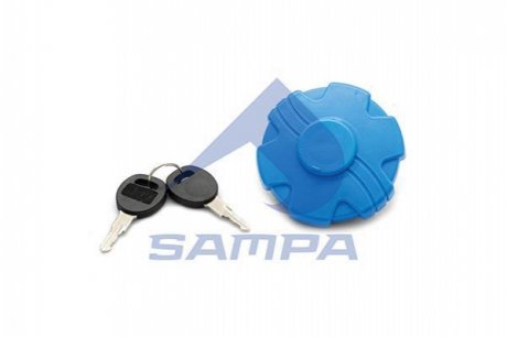 Кришка бака з замком і двома ключами (полімерний матеріал) SAMPA 096.055 (фото 1)