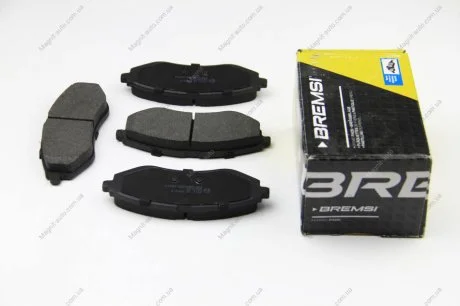 Тормозные колодки пер. Chevrolet Aveo 06- (akebono) BREMSI BP3111