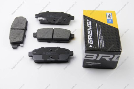 Колодки тормозные задние Astra J 09-/Cruze 09- (Bosch) BREMSI BP3406 (фото 1)