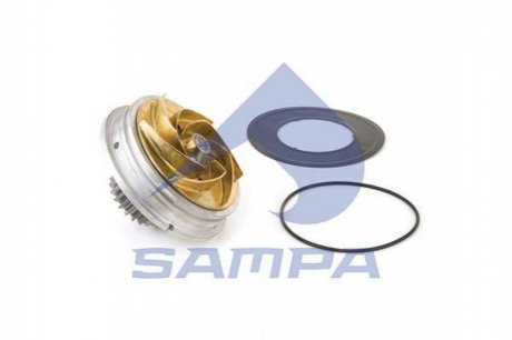 Насос системи охолодження двигуна з двома прокладками SAMPA 078.121