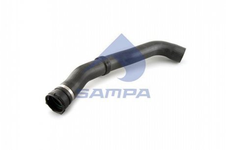 Патрубок радіатора (гумовий, армований, з фітингом) SAMPA 051.285