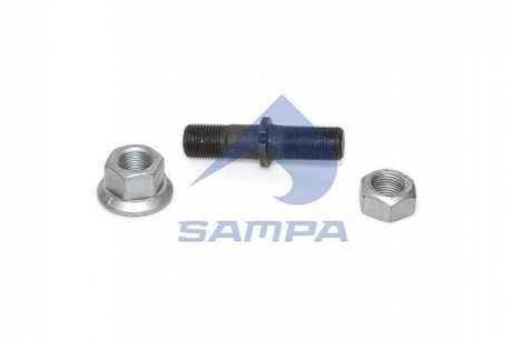 Комплект шпильки колеса (шпилька з двома гайками) SAMPA 070.714