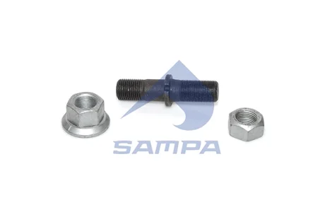 Комплект шпильки колеса (шпилька з двома гайками) SAMPA 070.714