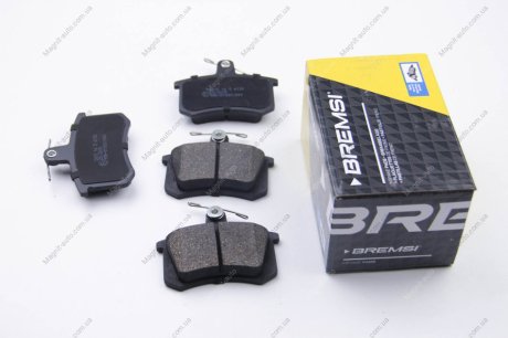 Тормозные колодки задние Audi 80/100/A4/A6 -97 BREMSI BP2612 (фото 1)
