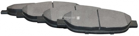 Комплект тормозных колодок, дисковый тормоз JP GROUP 4163602710 (фото 1)