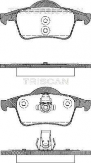 Колодки гальмівні для дискових гальм TRISCAN 8110 27004