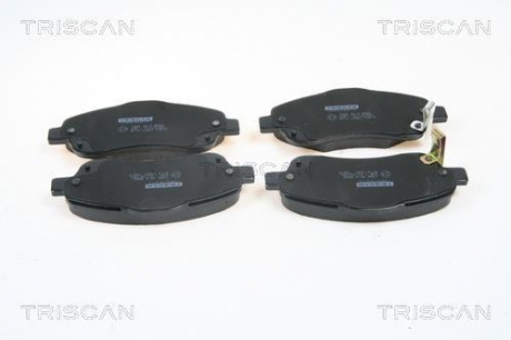 Колодки гальмівні для дискових гальм TRISCAN 8110 13061