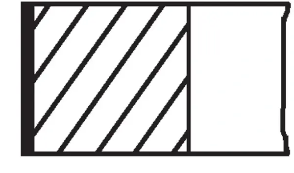 Комплект колец поршня двигателя MAHLE / KNECHT 013 37 N2 (фото 1)