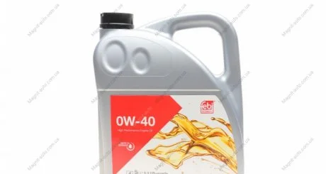 Масло моторное SAE 0W-40 5L FEBI BILSTEIN 101142
