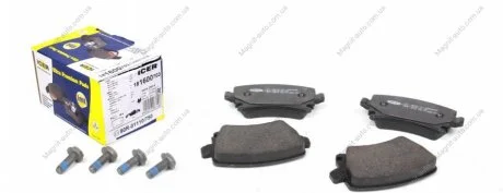 Колодки тормозные (задние) VW Caddy 03- (TRW) ICER 181600-703