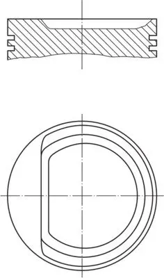 Поршень двигателя MAHLE / KNECHT 010 29 02 (фото 1)