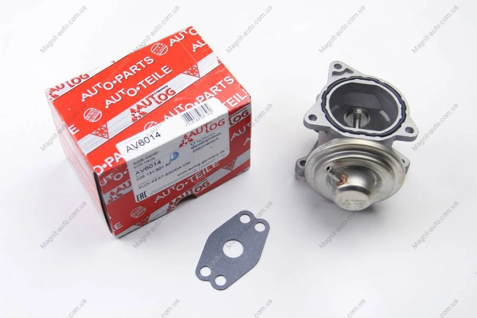 Клапан EGR Skoda OCTAVIA/VW GOLF IV/V, PASSAT, TOURAN 1.2D/1.9D/2.0D 98- AUTLOG AV6014 (фото 1)