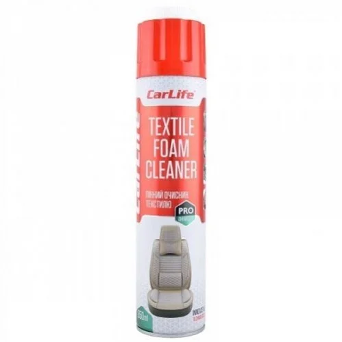 Пінний очисник текстилю CARLIFE TEXTILE FOAM CLEANER 650мл CarLife CF651 (фото 1)