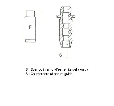 Напрямна клапана EX NISSAN CD17/CD20 48X7X11.03 (вироб-во) Metelli 01-2583 (фото 1)