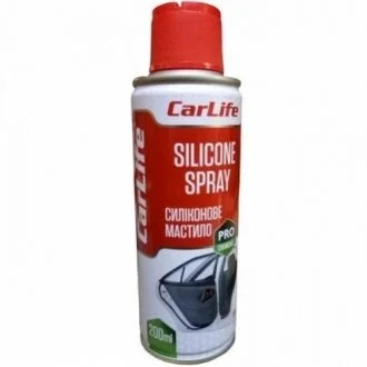 Силіконове мастило CARLIFE SILICONE SPRAY, 200ml CarLife CF200