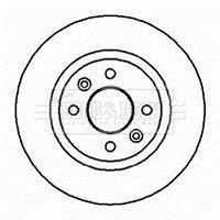 - Диск гальмівний (2 шт) BORG & BECK BBD4317