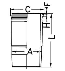 Гільза циліндра двигуна KOLBENSCHMIDT 89877110