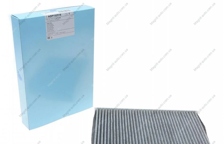 Змінний елемент фільтра салону, вугільний. (Blue Print) BLUE PRINT ADP152518 (фото 1)