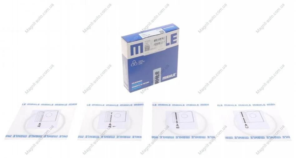 Комплект колец поршня двигателя MAHLE / KNECHT 012 21 N3 (фото 1)