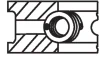 Комплект колец поршня двигателя MAHLE / KNECHT 007 26 N2 (фото 3)