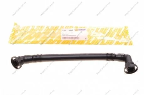 Трубка вентиляції картера, BMW (E46) M52/M54 98-07 / (E39/E60/E61) M52/M54 95-10 / (E38/E65) M52/M54 95-08 / (E53) M54 00-06 AUTOTECHTEILE 700 1106