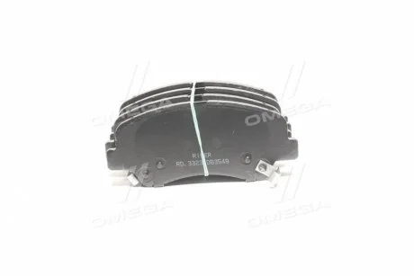 Колодка гальм. диск. HYUNDAI ACCENT, KIA RIO 11- передн. RIDER RD.3323.DB3548