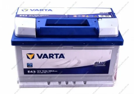 Аккумуляторная батарея VARTA 572409068 3132 (фото 1)