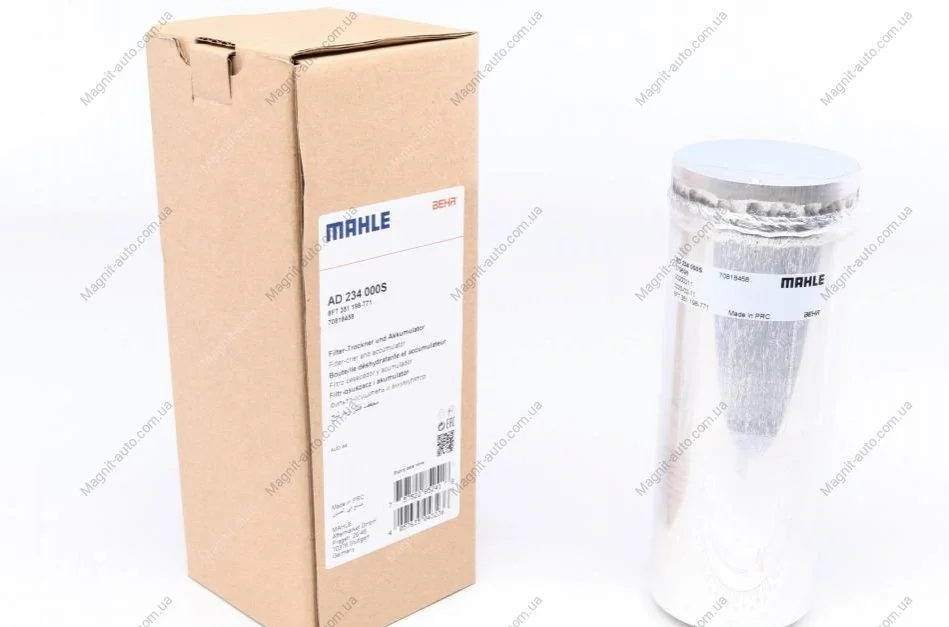 Фильтр-осушитель и аккумулятор MAHLE / KNECHT AD 234 000S (фото 1)