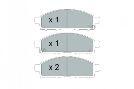 Колодки тормозные KAVO KBP-6599