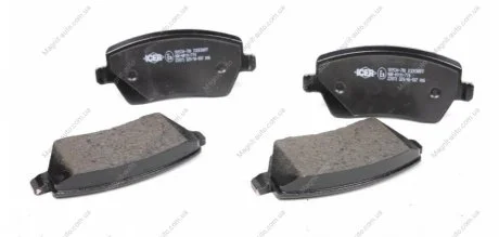 Колодки тормозные (передние) Renault Kangoo 08- (TRW) ICER 181534-700