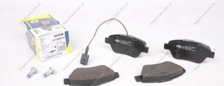 Колодки тормозные (передние) Fiat Fiorino/Citroen Nemo/Peuge ICER 181444-701