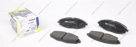 Колодки тормозные (передние) Daewoo Lanos 97-/Matiz 98- (Ake ICER 181262