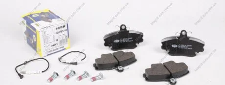 Колодки тормозные (передние) Renault Megane I 1.4-2.0i 96-03 ICER 180993-700