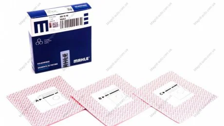 Комплект кілець поршня двигуна MAHLE / KNECHT 009 25 N0