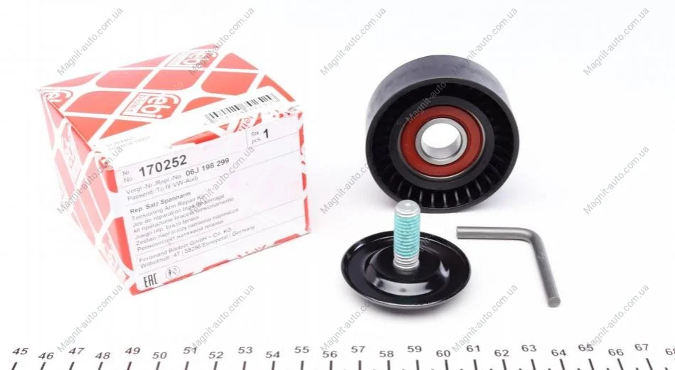 Ролік привідного ременя AUDI/SEAT/SKODA/VW \'\'1.8-2.0TFSI "03-13 FEBI BILSTEIN 170252 (фото 1)