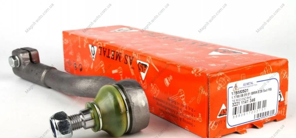 Накінечник кермової тяги BMW 7 (E38) 94-01. ASMETAL 17BM0501 (фото 1)