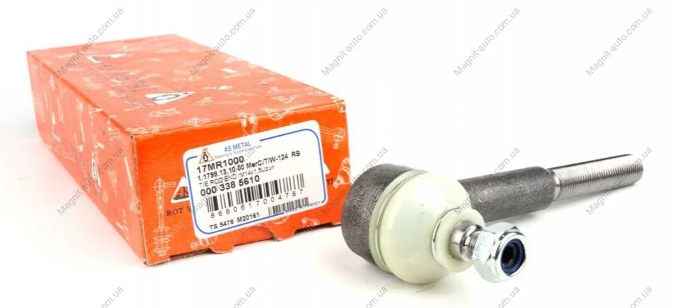 Наконечник рульової тяги (внутр.) W124 200-320 (ліве різьблення) ASMETAL 17MR1000 (фото 1)