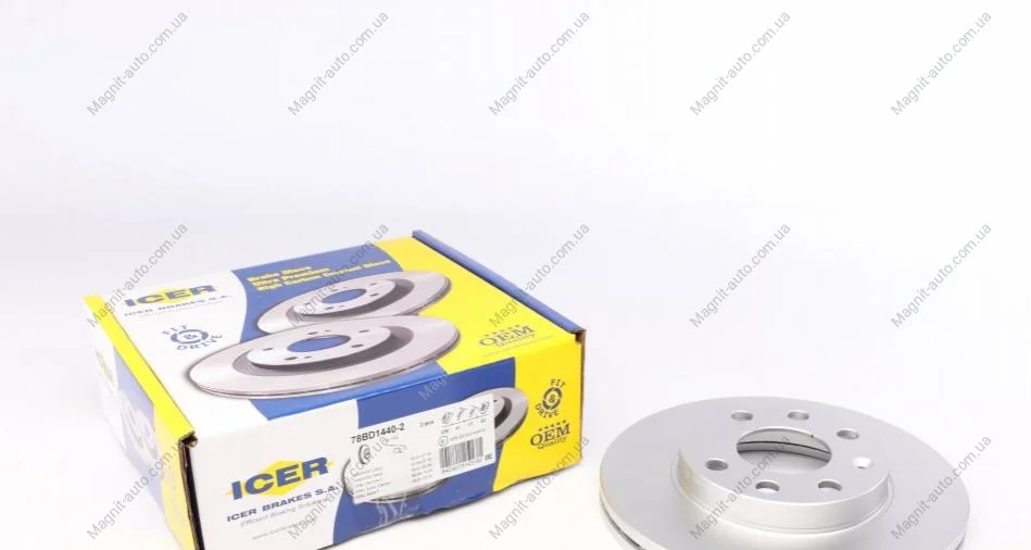 Диск тормозной ICER 78BD1440-2 (фото 1)