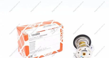 Термостат FREELANDER I Soft Top (L314) 2.0 DI 4x4 98-06 (з прокладкою) FEBI BILSTEIN 104868