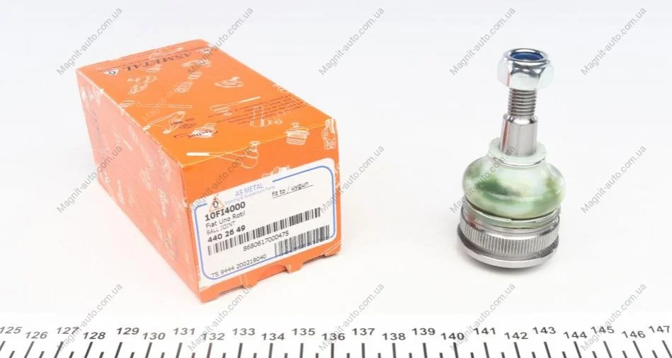 Опора шаровая (передняя/снизу) Fiat Uno/Panda -03 ASMETAL 10FI4000 (фото 1)