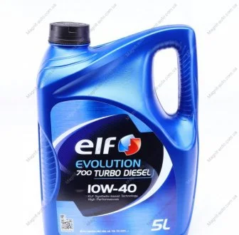 Олива моторн. Evolution 700 TD 10W-40 (SN) (Каністра 5л) ELF 214121