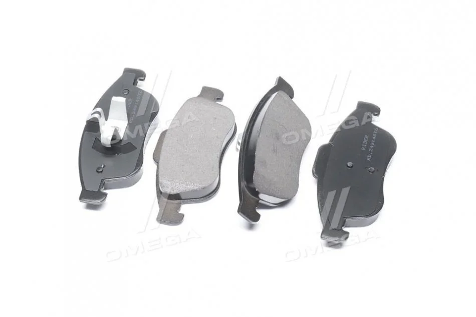 Колодка гальм. диск. DACIA DUSTER, RENAULT MEGANE 10- передн. RIDER RD.24914STD (фото 1)