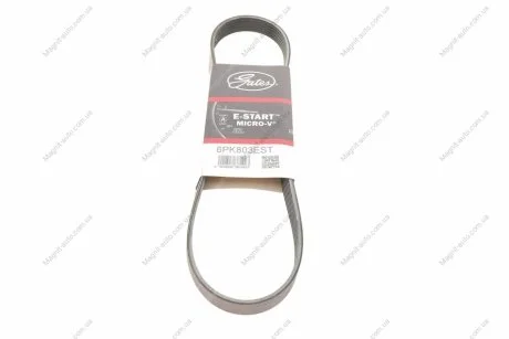 Ремень генератора, 1.0 Fortwo 07- Gates 6PK803EST