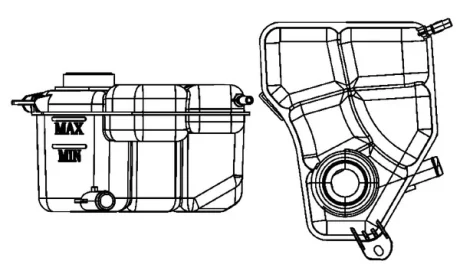 Бачок расширительный MAHLE / KNECHT CRT 133 000S