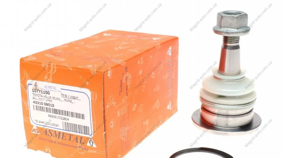 Опора шаровая (передняя/снизу) Toyota Hilux 05- ASMETAL 10TY1100 (фото 1)