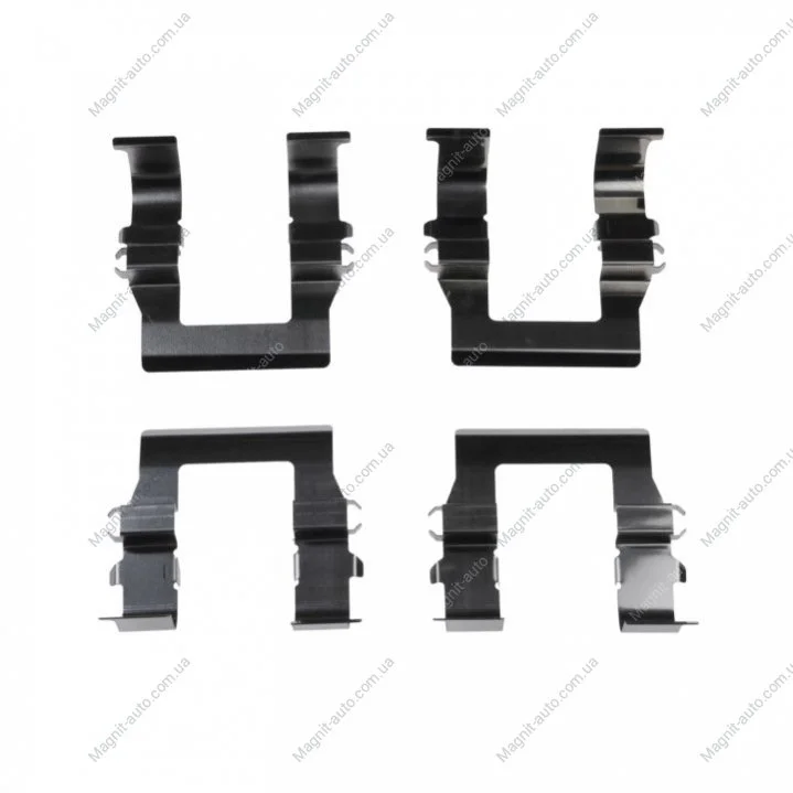 MITSUBISHI Пластины для установки колодок (4шт.) Airtrek,Galant VI,Grandis,L200/400,Outlander,Pajero II,III,IV,Citroen C-Crosser BLUE PRINT ADC448601 (фото 1)